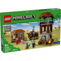 LEGO Minecraft Avanpostul Jefuitorului si Distrugator 21278, 665 piese