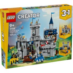 LEGO Creator 3in1 Castel medieval cu cai si cavaleri 31168