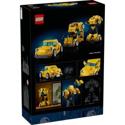 LEGO Icons Transformers Bumblebee 10338, model de colectie 2 în 1