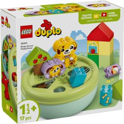 LEGO DUPLO Sortator de forme Casa pentru catei 10441, 17 piese