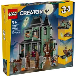 LEGO Creator 3 în 1 Conacul Bantuit 31167, 736 piese, 5 minifigurine
