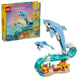 LEGO Creator 3 in 1 Delfini Superbi 31385, set constructie 542 piese