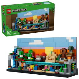 LEGO Minecraft Minibiomuri 21259, set de constructie cu 797 piese