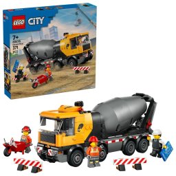 LEGO City Autobetoniera 60478, camion de constructii cu 371 piese