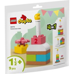 LEGO DUPLO Tort aniversar 30712, set educativ cu numere, 9 piese