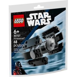 LEGO Star Wars TIE Advanced 30727, miniconstructie cu 68 piese