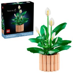 LEGO Botanicals Crinul Pacii 11504, set decor floral pentru adulti