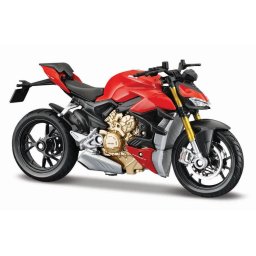 Motocicleta Ducati Super Naked Maisto din metal cu stand, scara 1:18