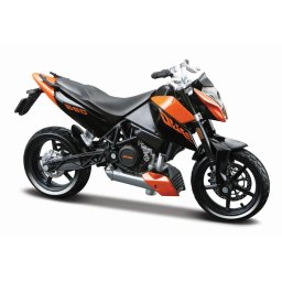 Motocicleta Maisto KTM 690 Duke metalica cu stand, editie speciala 1:18