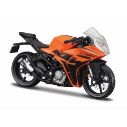 Motocicleta metalica Maisto KTM RC 390 cu stand, editie speciala 1:18