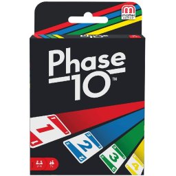 Joc de carti Phase 10 Mattel, 108 carti, strategie si distractie 7+