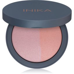 INIKA Organic Blush Duo fard de obraz in doua culori culoare Pink Tickle 6.5 g