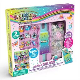 Rainbow Loom: Auto Loom – Set de realizat brățări Cute-Tique Galaxie Strălucitoare