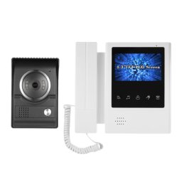 Sistem Interfon Sonerie video Ecran LCD Wireless Alb
