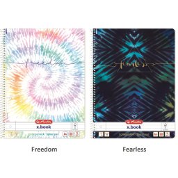 Caiet A4 80 file cu spirala Herlitz New Batik