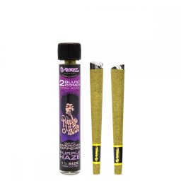 G-Rollz Blunt pre-rulat din canepa Purple Haze cu terpeni infuzati x2