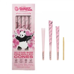 G-Rollz Conuri roz pre-rulate Banksy Pink King Size x20
