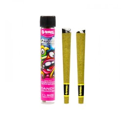 G-Rollz Blunt pre-rulat canepa Candy Crunched infuzati cu terpene x2