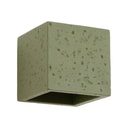 Sollux SL.1843 - Aplica spot de perete QUAD 1xG9/8W/230V beton/verde