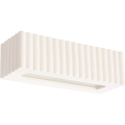 Sollux SL.1885 - Aplica de perete RIGATA 1xE27/15W/230V ceramică/alb