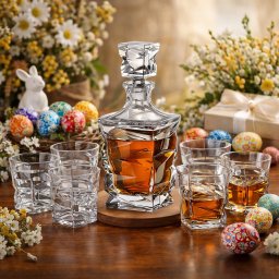 Set Whisky Cristal Bohemia Premium , Cadouri Barbati Elegante
