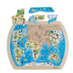 Puzzle Din Lemn O Lume Intreaga Beleduc