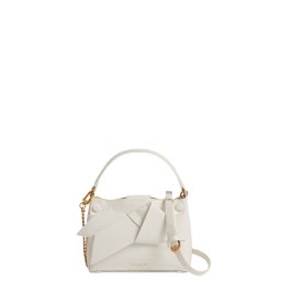 TED BAKER Geantă mică Ssansa Knot Bow Mini Handle 282343 ivory