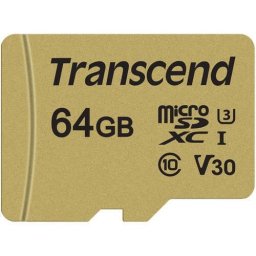 Transcend Card de Memorie microSDHC USD500S 32GB CL10 UHS-I U3 Up to 95MB/S +adapter
