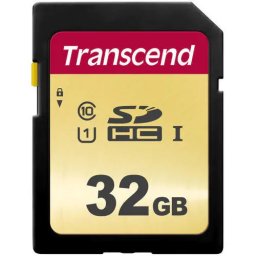 TRANSCEND TS32GSDC500S Memory card Transcend SDHC SDC500S 32GB CL10 UHS-I U1 R/W 95/60 MB/S