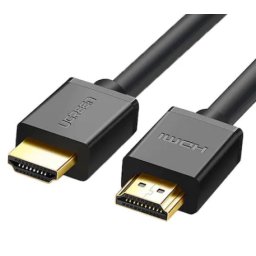 CABLU video Ugreen, "HD104" HDMI (T) la HDMI (T), rezolutie maxima 4K UHD (3840 x 2160) la 60 Hz, conectori auriti, 1m, negru "10106" (include TV 0.15 lei) - 6957303811069