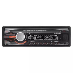 Radio auto 1 DIN SCT 3018MR Sencor, USB/SD/MMC/AUX , 4 X 40 W, telecomanda
