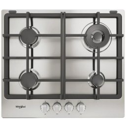 Whirlpool TGML 661 IX R, Otel inoxidabil, Incorporat 58 cm, Gaz 4 zona(e)