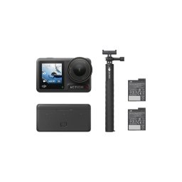 Camera video sport DJI Osmo Action 4 Adventure Combo, Negru