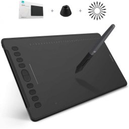 Tableta grafica HUION H1161, 5080 lpi, 279.4 x 174.6 mm, USB, Negru