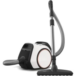 Aspirator fara sac Miele Boost CX1 PowerLine, 890 W, 4 trepte de putere, Tehnologie Vortex, Filtru HEPA, Alb