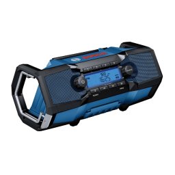 Radio portabil, Bosch, 18V, DAB+/FM, Albastru/Negru (06014A3000)