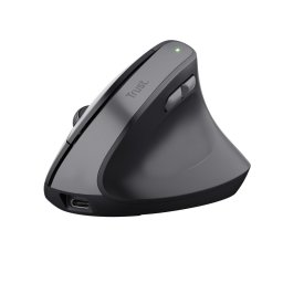 Mouse TRUST BAYO II, Ergonomic, wireless, 800-1200-1600-2400 dpi, 6-1 butoane-scroll, Negru, "25145