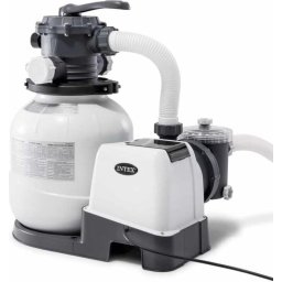 Statie de purificare a apei din piscina Intex Crystal Clear, 7900 L/H debit apa, pentru piscine pana la 36 m3, 220-240 V