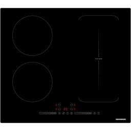 Plita incorporabila Heinner HBHI-M4ZB1FXTC, Inductie, 4 zone de gatit, Bridge, Boost, Control touch, Timer, Protectie copii, Indicator caldura reziduala, 60 cm, Negru