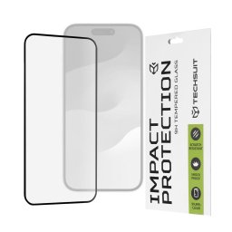 Folie pentru iPhone 15 – Techsuit 111D Full Cover / Full Glue Glass, Negru