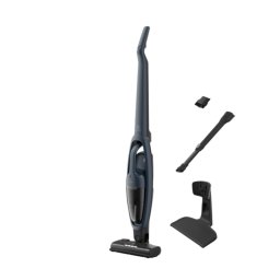 Aspirator vertical 2 in 1 ELECTROLUX Seria 500 ES52CB21DB, 21.6V, 2000 mAh, autonomie max 50 min, 2 trepte de putere, perie turbo electrica cu lumina LED, tub telescopic, duza pentru zone inguste, stand andocare, albastru denim