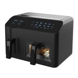 Friteuza dubla cu aer cald Feel-Maestro MR-760, 2400W, 3,5l + 6l, Neagra