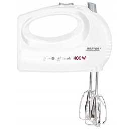 Mixer MPM, MMR-25 400W, 1.5 regulare a vitezei, 2 tipuri de teluri, Alb