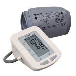 Tensiometru Timago YE-660B , automat, masurare puls, manseta 22-45cm, Alb-Gri