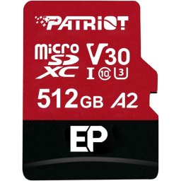 Card de memorie microSDXC Patriot, 512GB, Clasa 10