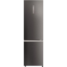 Combina frigorifica Haier EHD3PWDNPD206, 406L, Clasa D, H 205 cm, dark inox