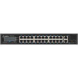 Switch Lanberg 24 RSFE-24P-2C-250, Gigabit Ethernet 250W, rack 19