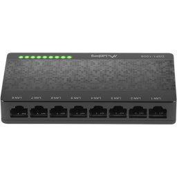 Switch Lanberg DSP1-1008, 8x 1 Gb/s, Fara management, Gigabit Ethernet, 5V