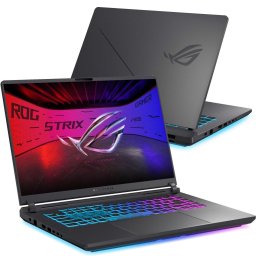 Laptop Gaming ASUS ROG Strix G16 G615JH-I5165W, Procesor Intel Core i5-13450HX, Display 16" WUXGA 165Hz, RAM 16GB, SSD 512GB + 2TB, Placa video dedicata NVIDIA GeForce RTX5050 8GB, Windows 11 Home, Negru