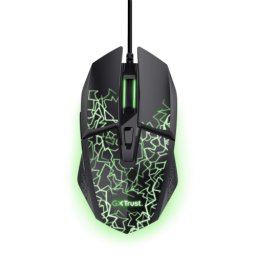 Mouse cu fir Trust GXT 113 Felox, 6400 DPI, iluminare RGB, negru